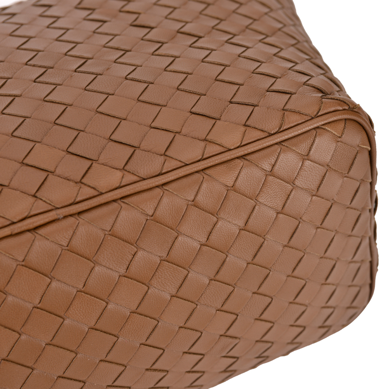bottega veneta 葆蝶家 赭色编织小羊皮手提包239988 v0016 2880