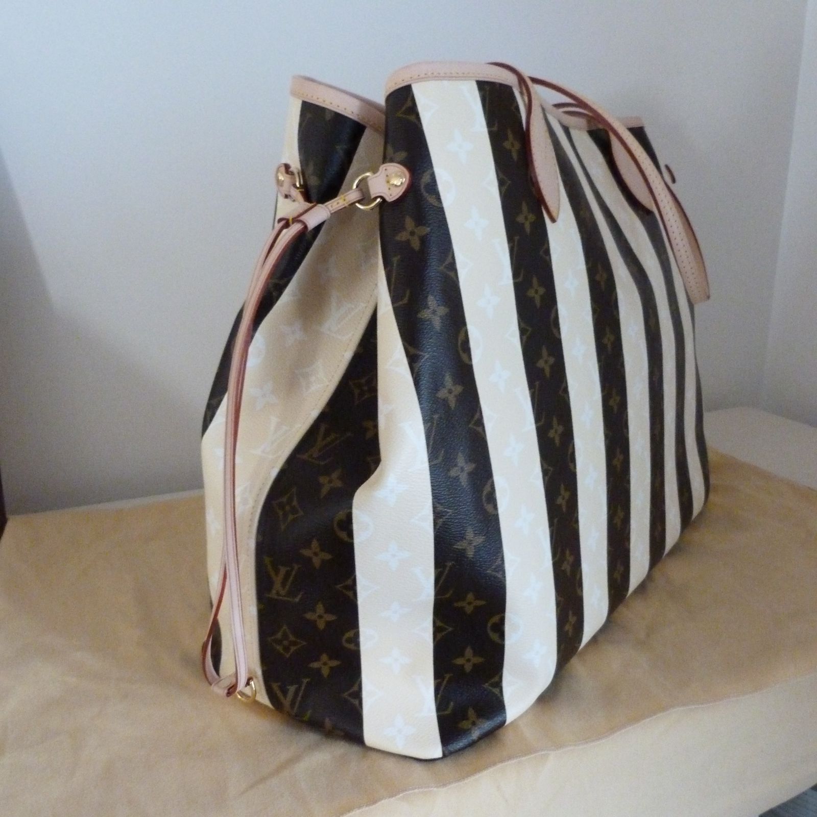 louis vuitton neverfull xl monogram rayures oversized bag