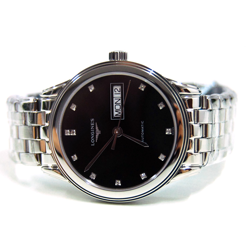 【LONGINES 浪琴】Longines 浪琴 军旗系列 自动机械男表 L4.799.4.57.6