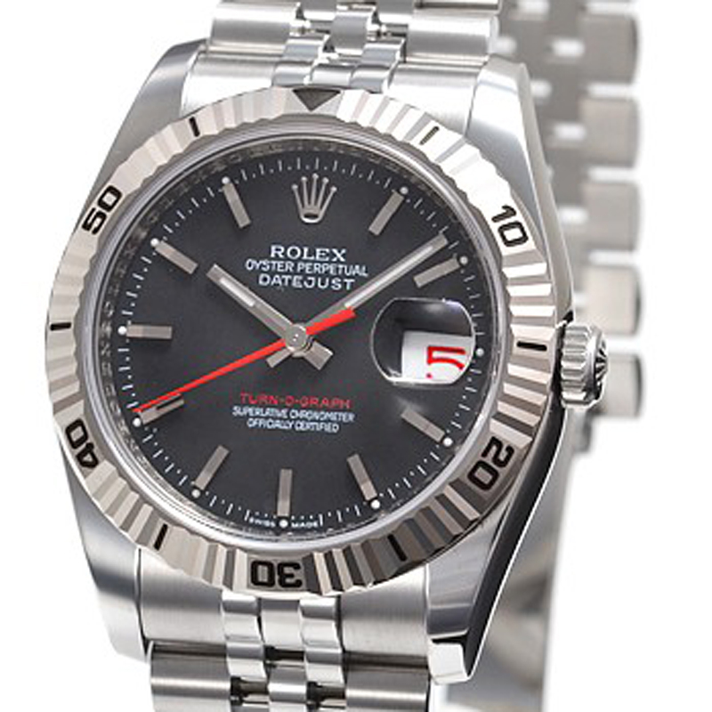 劳力士- 蚝式恒动系列 116264-72200黑 男士机械表