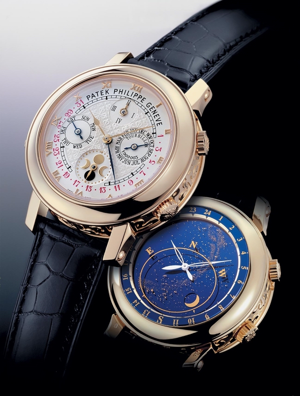 百达翡丽patek philippe-sky moon tourbillon ref. 5002p 男士机械表