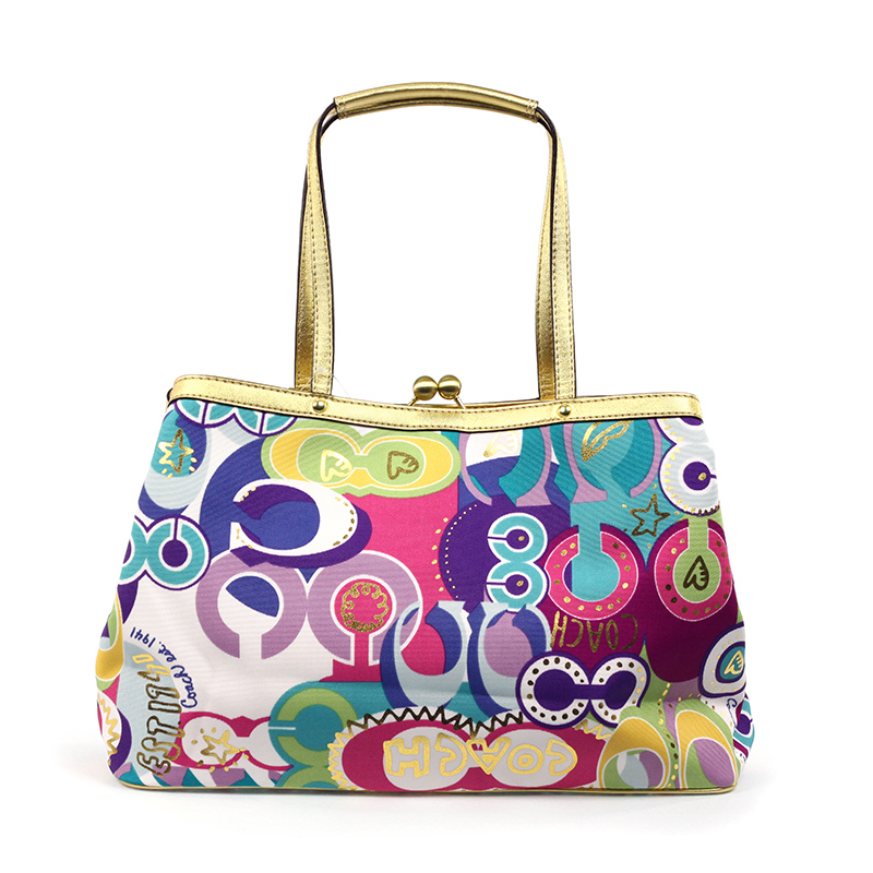 coach/ 蔻驰彩绘涂鸦poppy系列手提单肩女士包19439b4mc