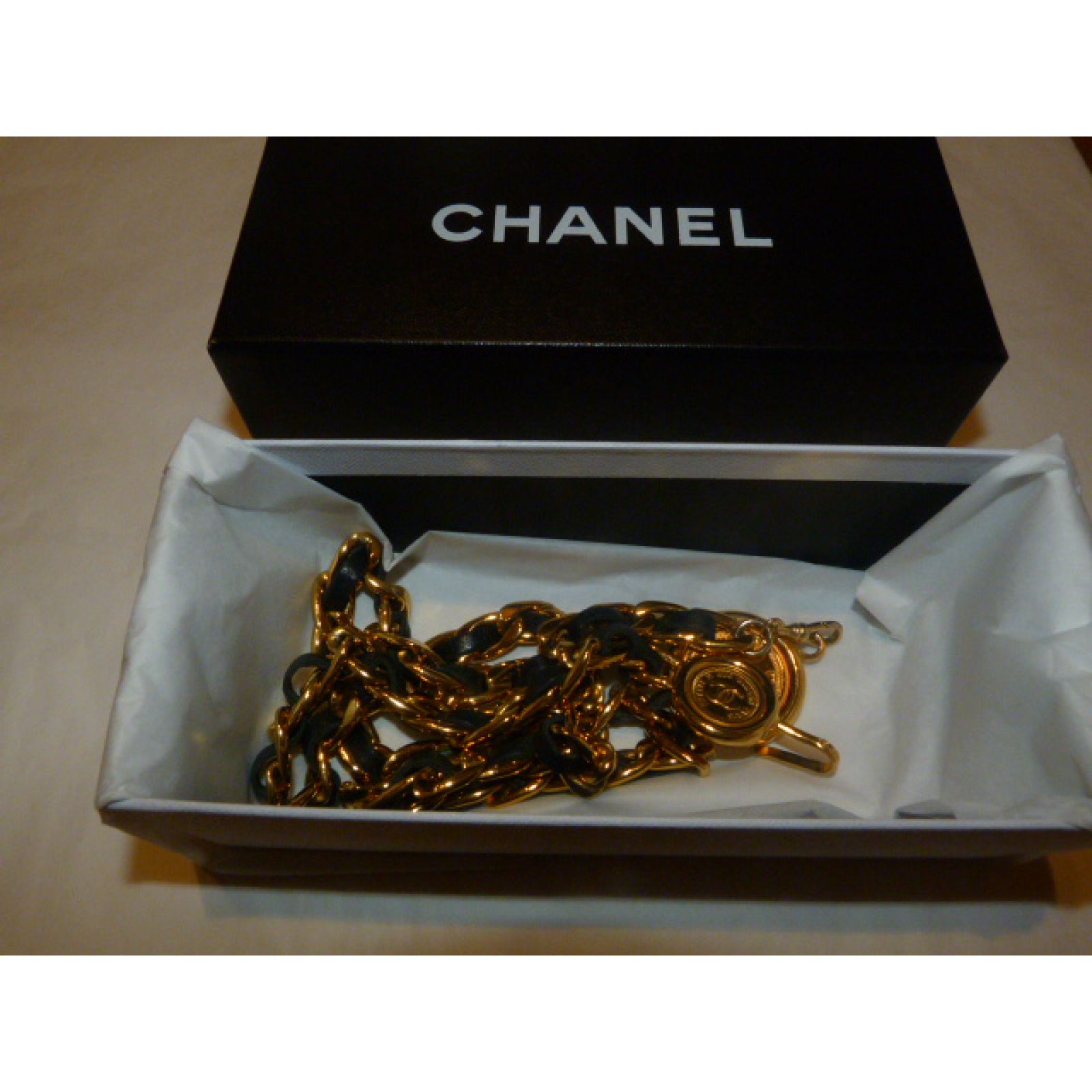 chanel(香奈儿) chaine dore entrelace belt