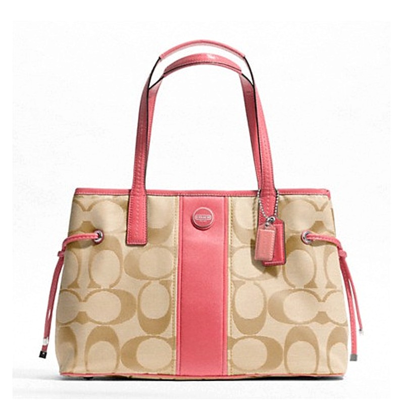 coach 蔻驰 新款logo单肩帆布女包 21951