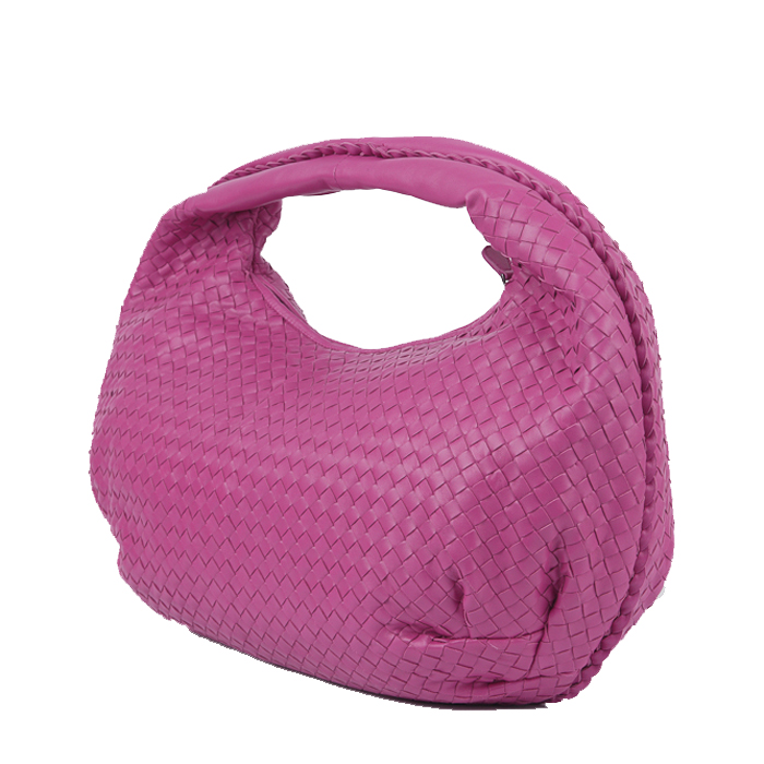 bottega veneta 宝缇嘉 hobe系列粉红色大号肩包